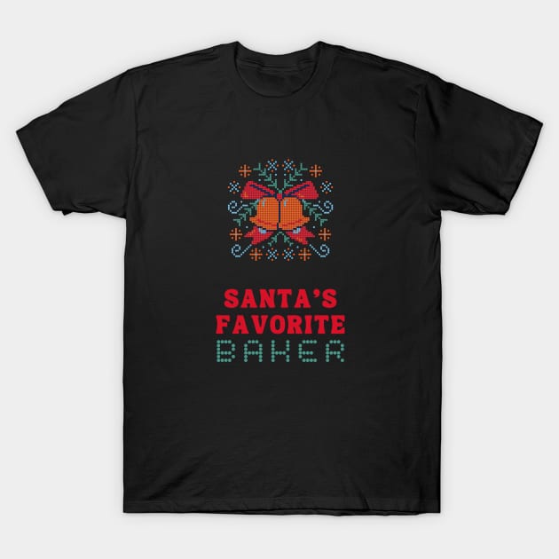 Christmas Baker T-Shirt by Minisim
